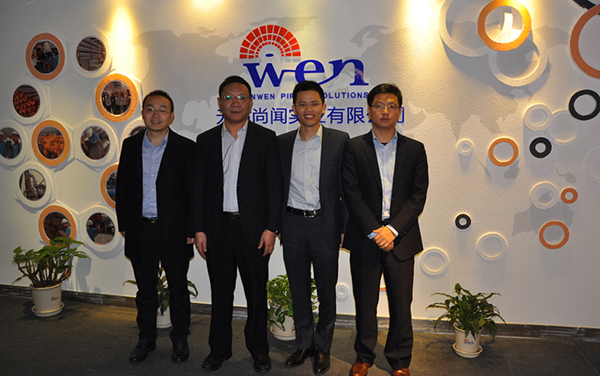 Sunwen Warmly welcomes Hengyang Valin Steel Tube Co.,Ltd Team