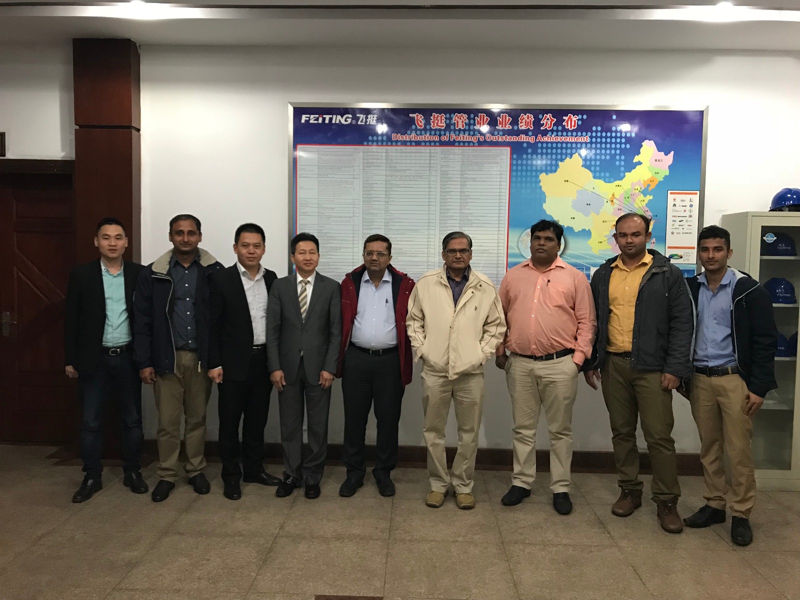 Sunwen Warmly welcomes Hengyang Valin Steel Tube Co.,Ltd Team